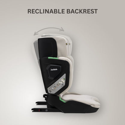 Jovikids Rober+ Folding Highback Booster Seat - Milkstone