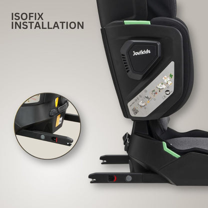 Jovikids Rober+ Folding Highback Booster Seat - Twilight