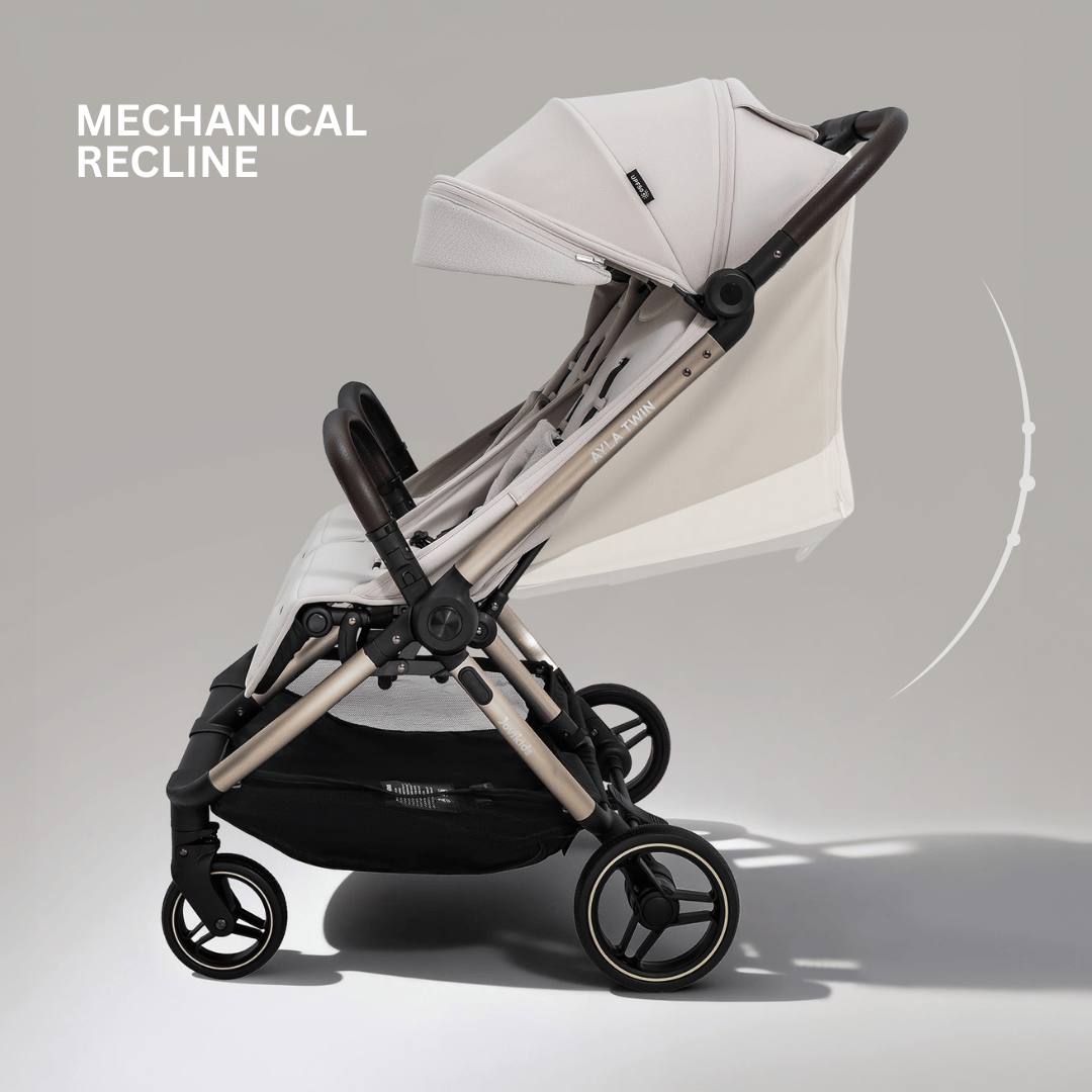 JoviKids Ayla Twin Stroller - Dawn Beige