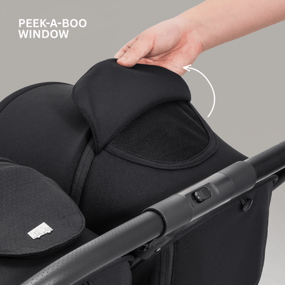 JoviKids Ayla Twin Stroller - Urban Black