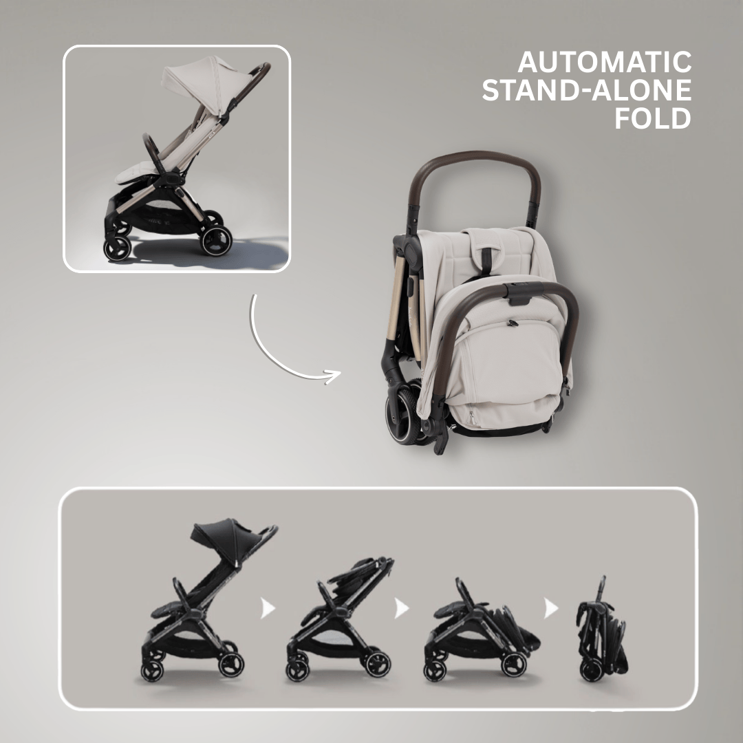 Jovikids Ayla Compact Stroller - Dawn Beige