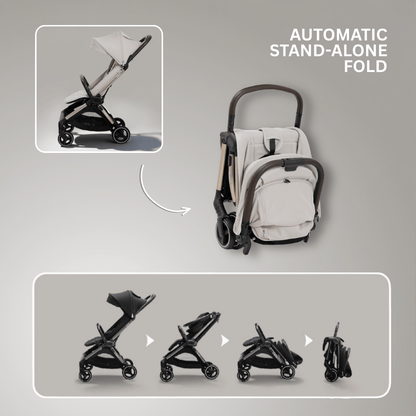 Jovikids Ayla Compact Stroller - Dawn Beige
