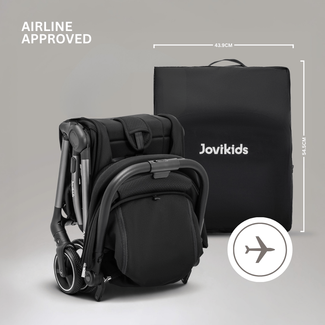 Jovikids Ayla Compact Stroller - Urban Black