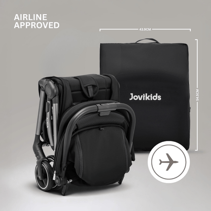 Jovikids Ayla Compact Stroller - Urban Black