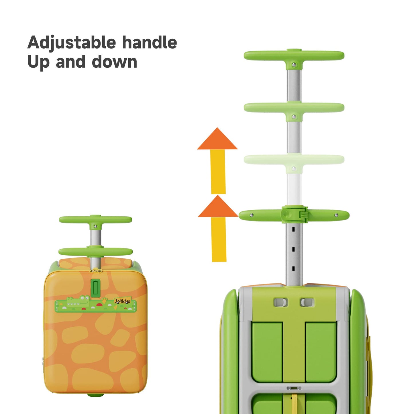 Jovikids JoyRide 3-in-1 Children's Ride-on Suitcase - Green