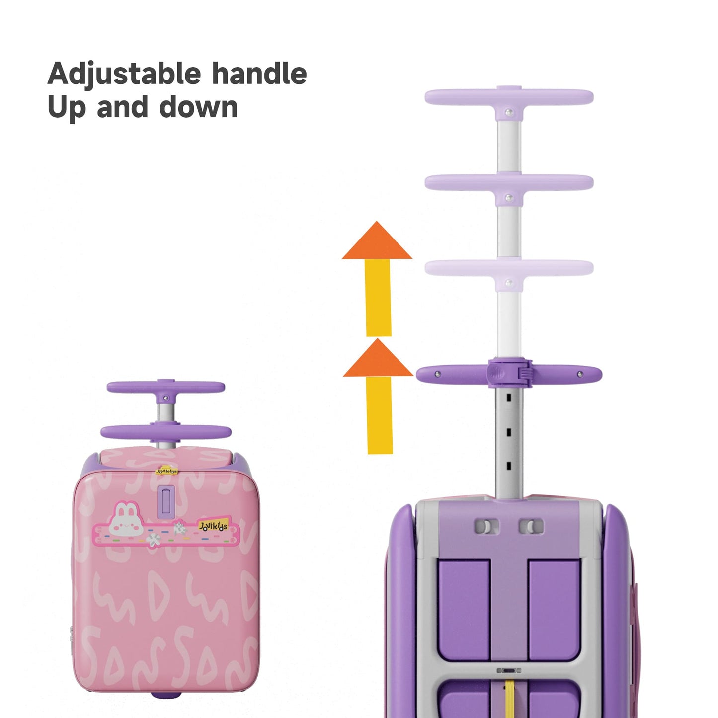 Jovikids JoyRide 3-in-1 Children's Ride-on Suitcase - Pink