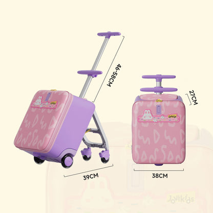 Jovikids JoyRide 3-in-1 Children's Ride-on Suitcase - Pink