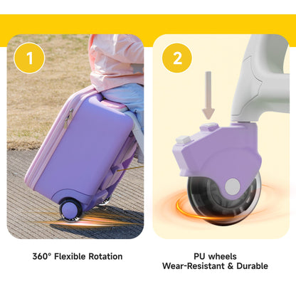 Jovikids JoyRide 3-in-1 Children's Ride-on Suitcase - Pink