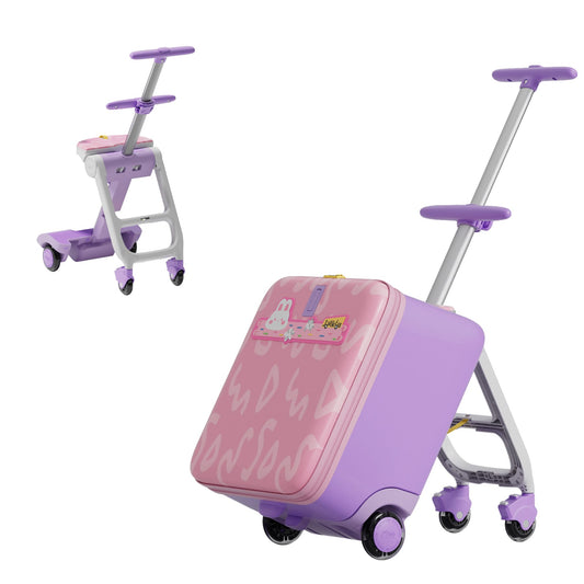 Jovikids JoyRide 3-in-1 Children's Ride-on Suitcase - Pink