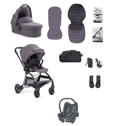 Junior Jones Aylo (Cabriofix) Car Seat Bundle - Dark Slate/Graphite