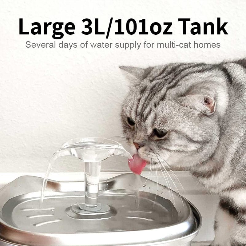 Stainless Steel Cat Water Fountain