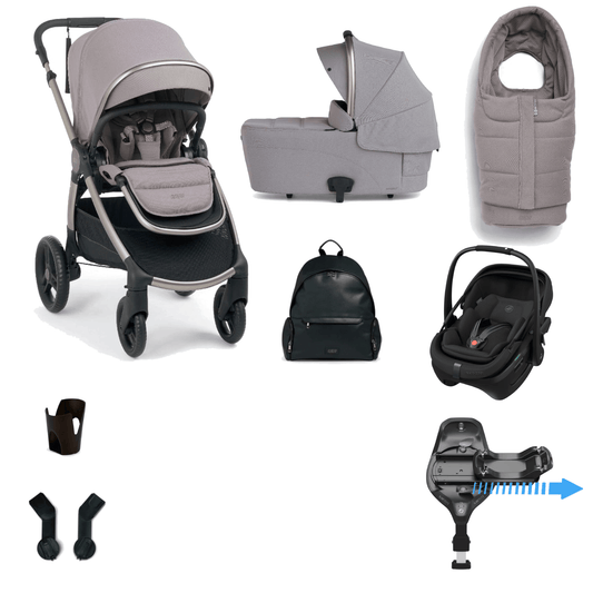 Mamas & Papas Ocarro 2 (Coral Slide Pro) Travel System - Moonstone Grey