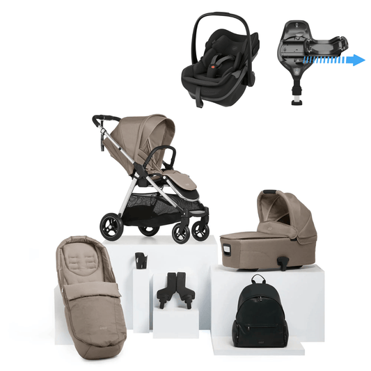 Mamas & Papas Flip XT3 (Pebble Slide Pro) Travel System - Stone