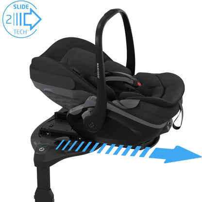 Maxi Cosi Pebble Slide Pro Car Seat and Base - Black Onyx
