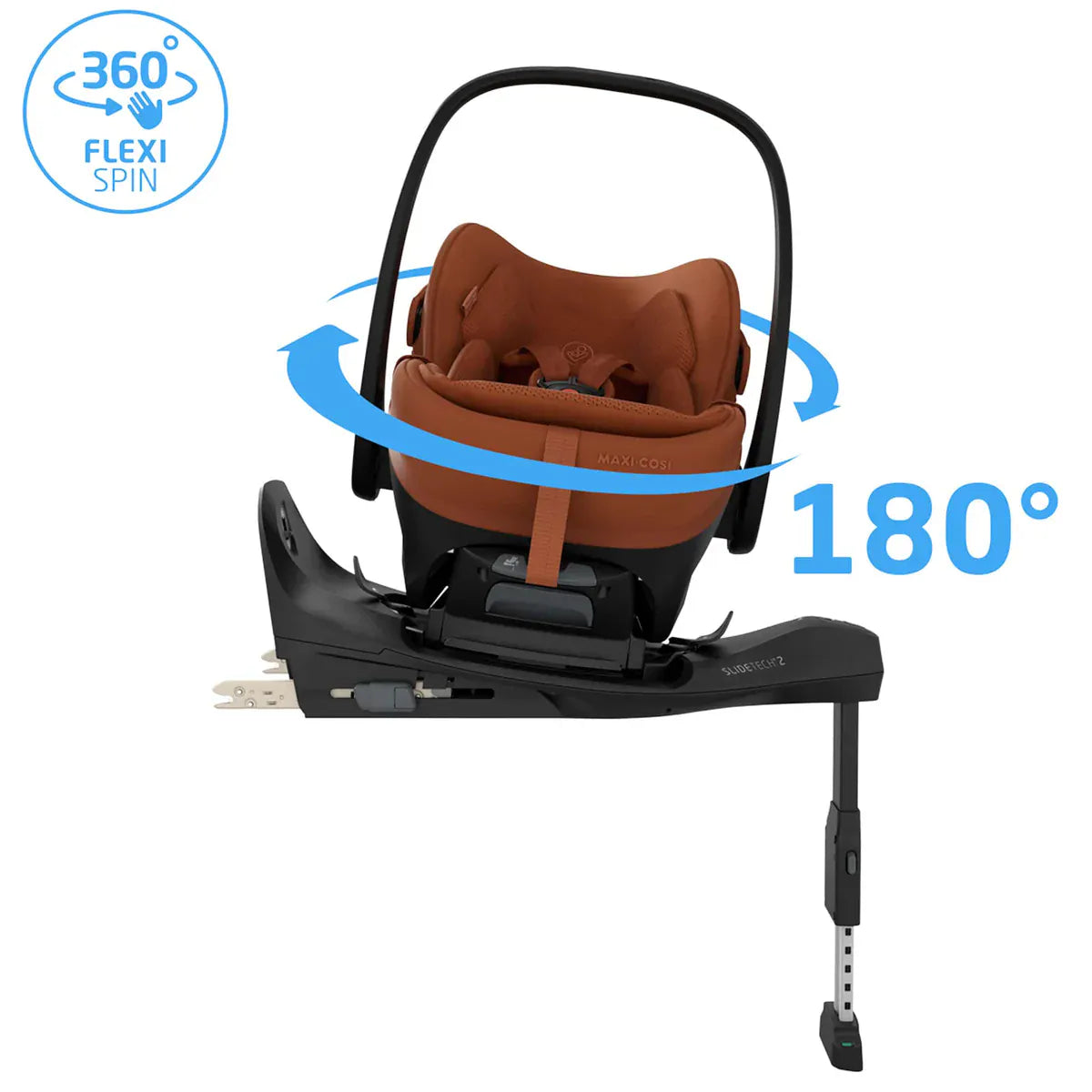 Maxi Cosi Pebble Slide Pro Car Seat and Base - Copper Terra