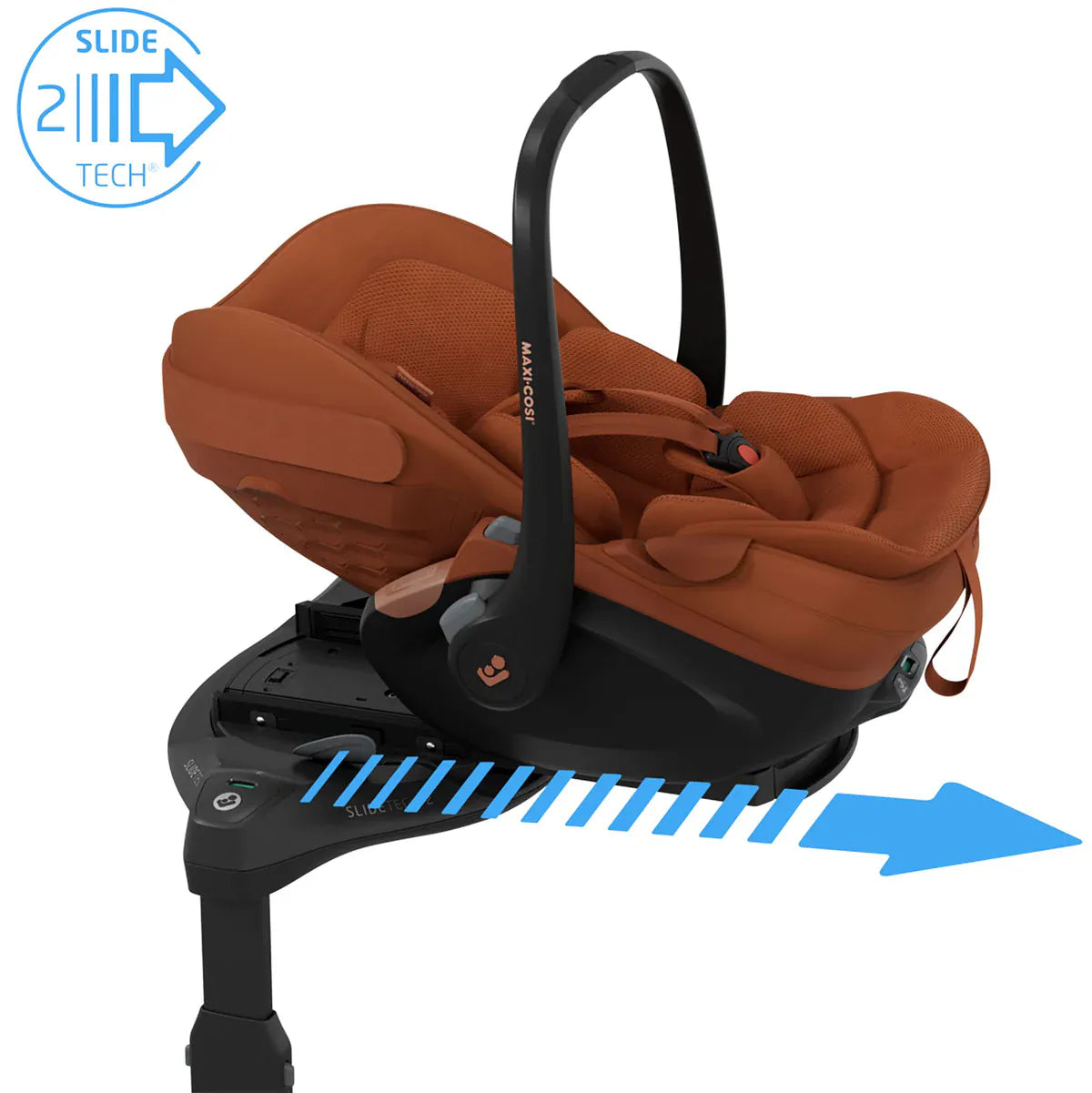 Maxi Cosi Pebble Slide Pro Car Seat and Base - Copper Terra