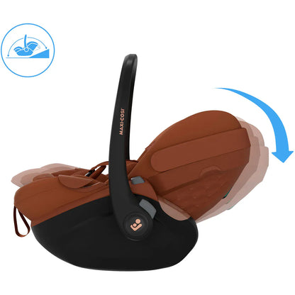 Maxi Cosi Pebble Slide Pro Car Seat and Base - Copper Terra