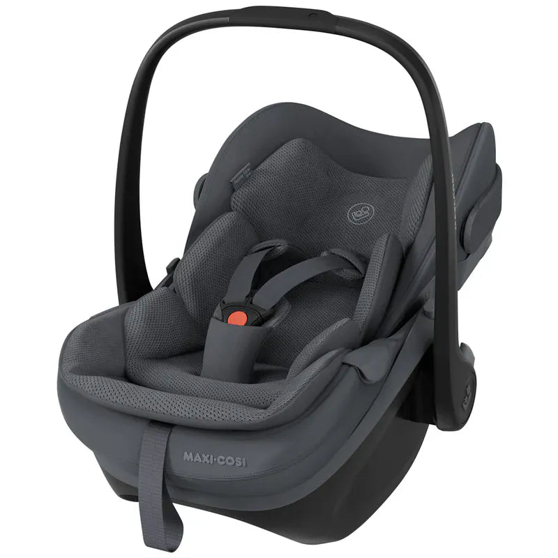 Maxi Cosi Pebble Slide Pro Car Seat and Base - Moon Graphite