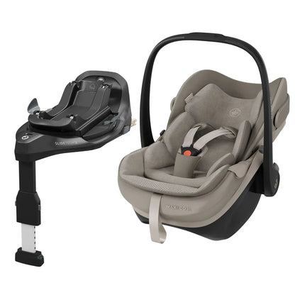 Maxi Cosi Pebble Slide Pro Car Seat and Base - Sapphire Sand