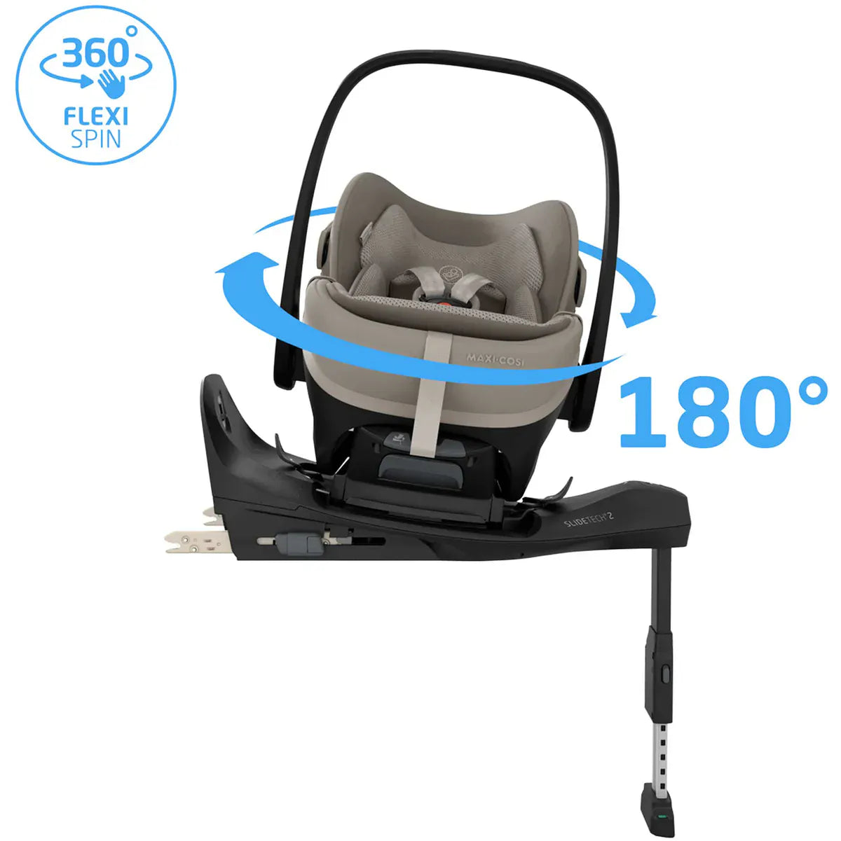 Maxi Cosi Pebble Slide Pro Car Seat and Base - Sapphire Sand