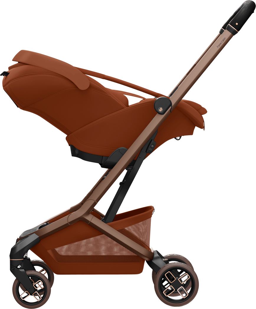 Maxi Cosi Fame (10 Piece) Ultimate Family Travel System - Copper Terra