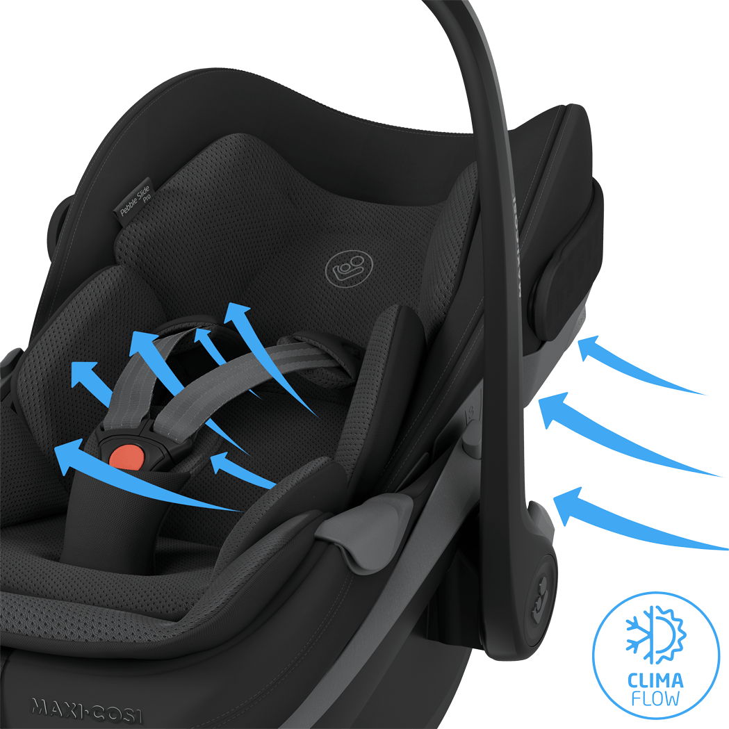 Maxi Cosi Fame (10 Piece) Premium Family Travel System -  Black Onyx