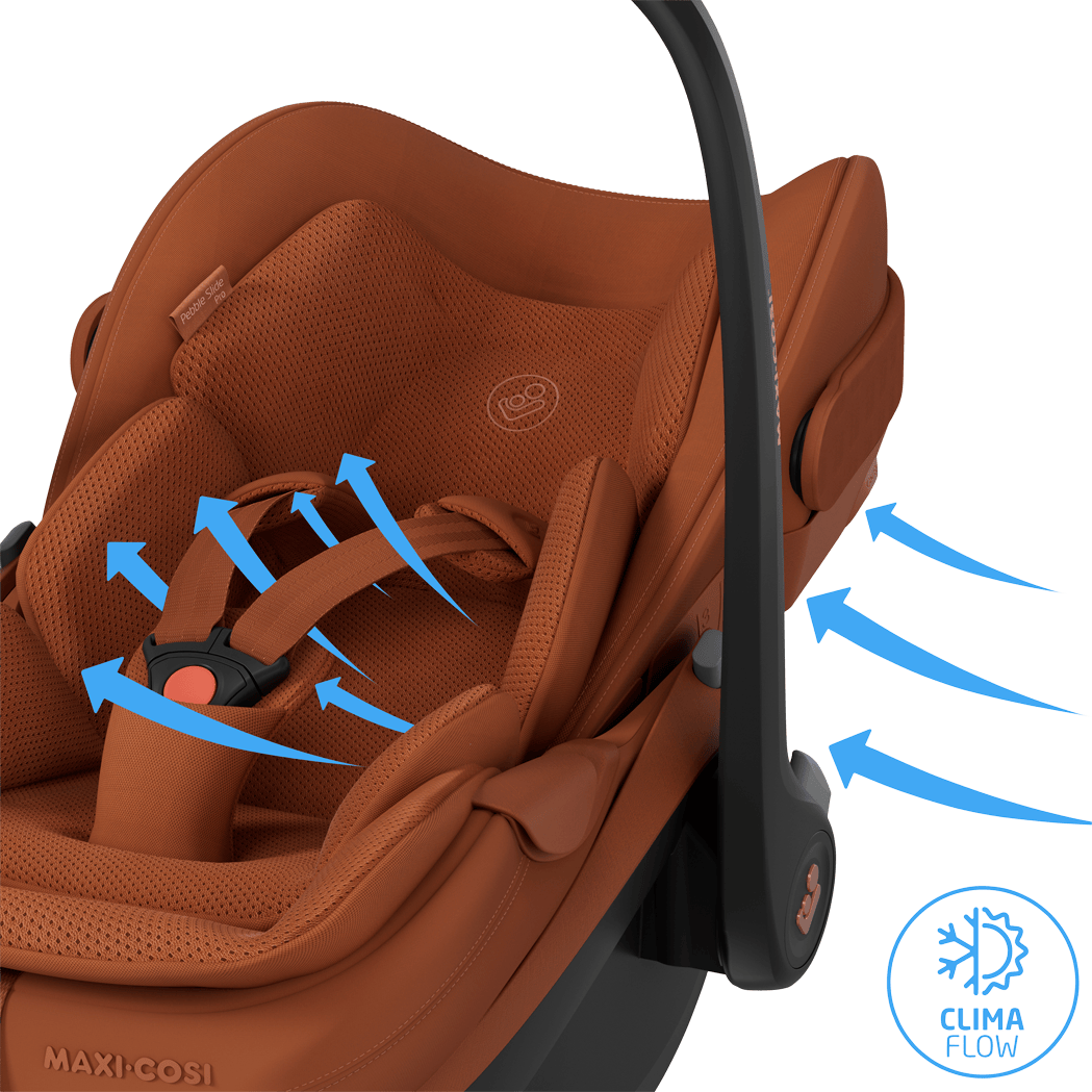 Maxi Cosi Fame (10 Piece) Premium Family Travel System - Copper Terra