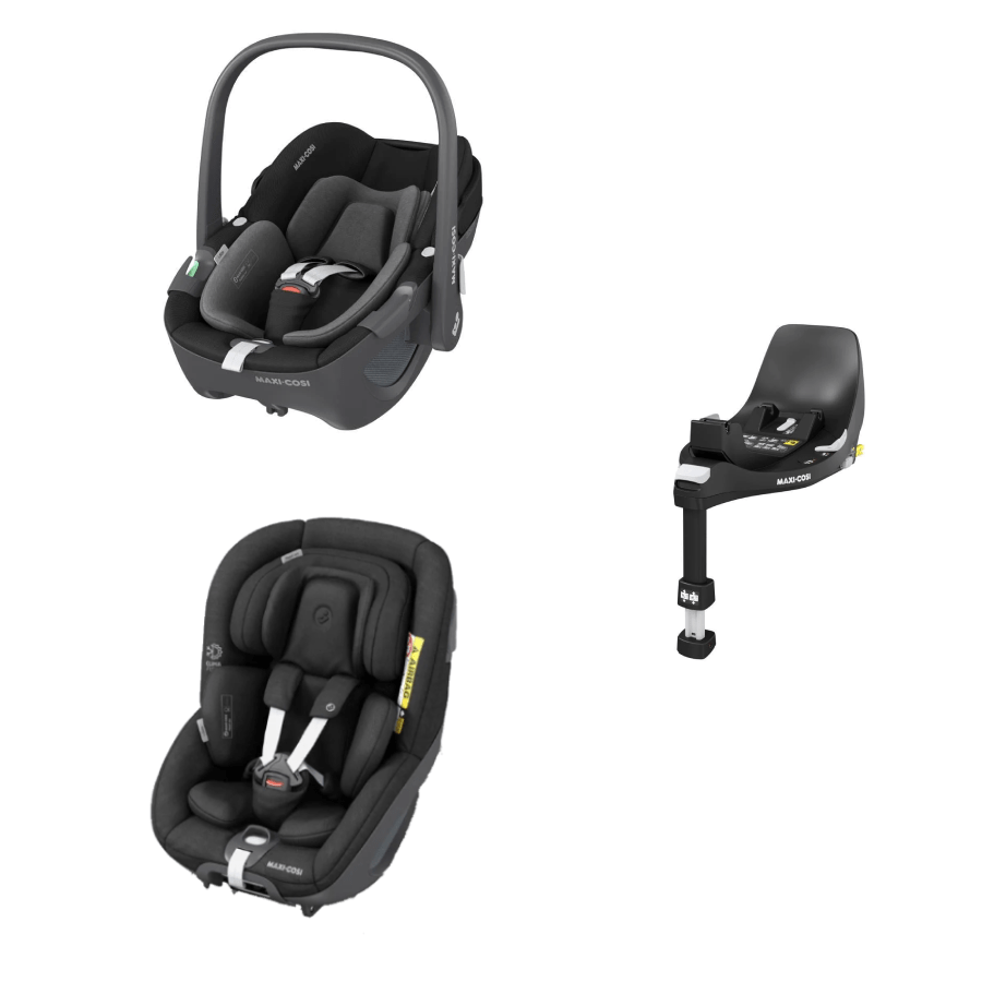 Maxi Cosi 360 Family Bundle - Black