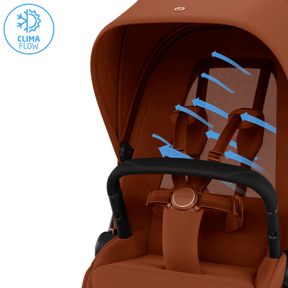 Maxi Cosi Fame (10 Piece) Ultimate Family Travel System - Copper Terra
