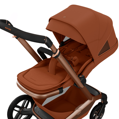 Maxi Cosi Fame (10 Piece) Premium Family Travel System - Copper Terra