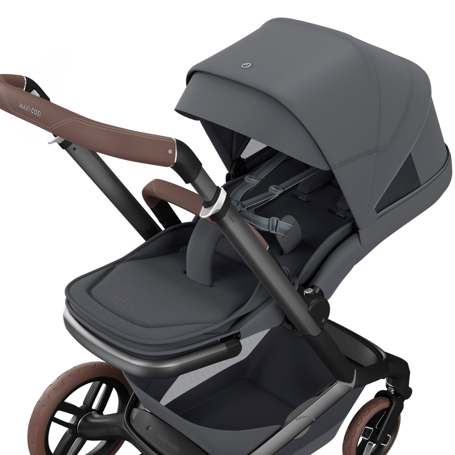 Maxi Cosi Fame (10 Piece) Premium Family Travel System - Moon Graphite
