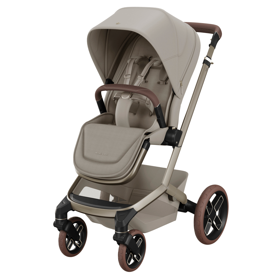 Maxi Cosi Fame (10 Piece) Premium Family Travel System - Sapphire Sand