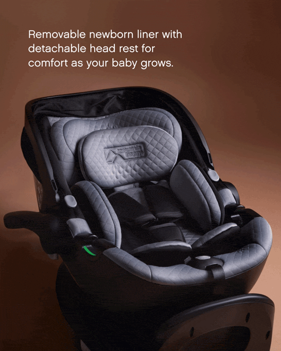 Mountain Buggy Nest i-Size Car Seat with Base - Black