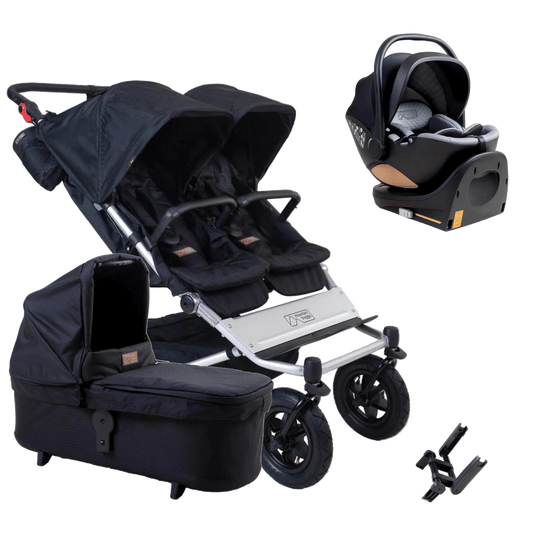 Mountain Buggy Duet (Nest) Travel System - Caviar