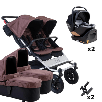 Mountain Buggy Duet (Nest) Twin Travel System - Mustang