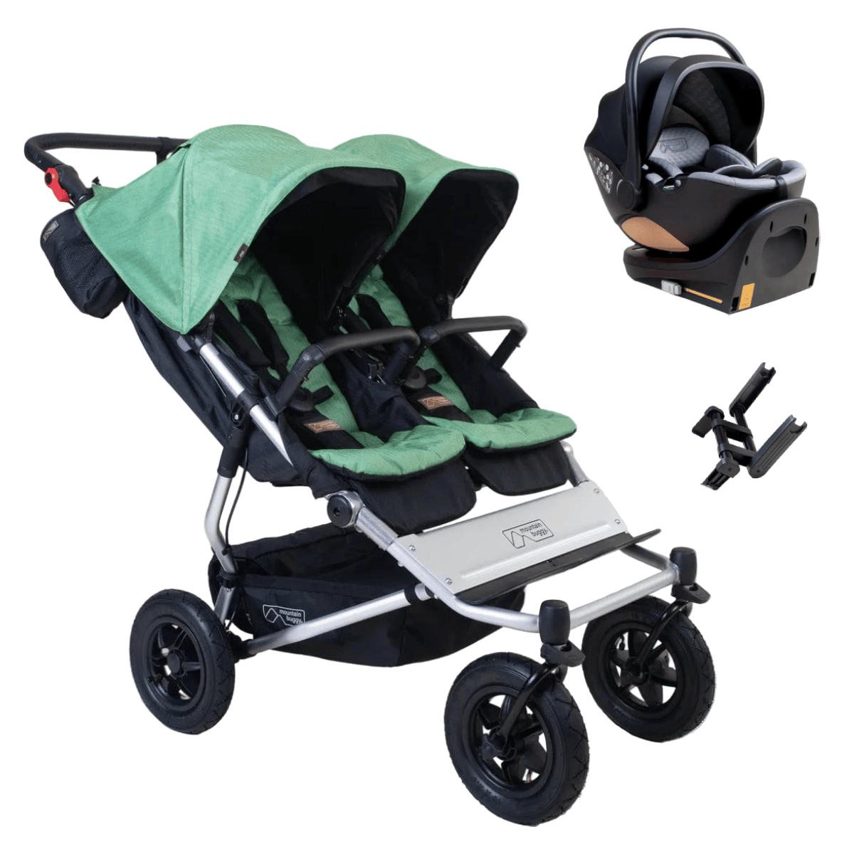 Mountain Buggy Duet Car Seat Bundle - Matcha