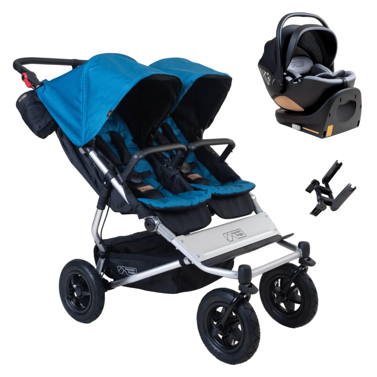 Mountain Buggy Duet Car Seat Bundle - Ocean
