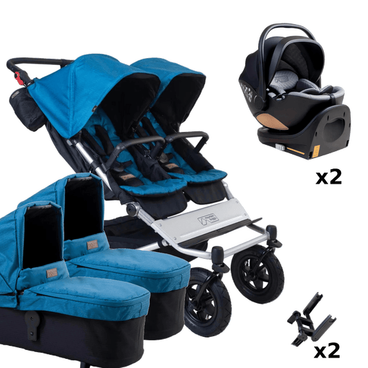 Mountain Buggy Duet (Nest) Twin Travel System - Ocean