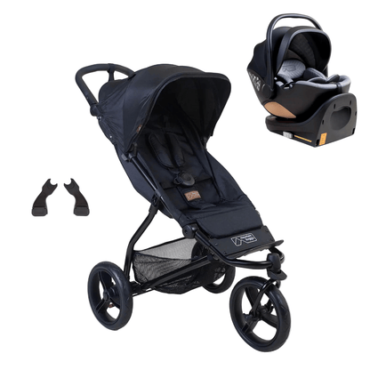 Mountain Buggy Swift Car Seat Bundle - Caviar