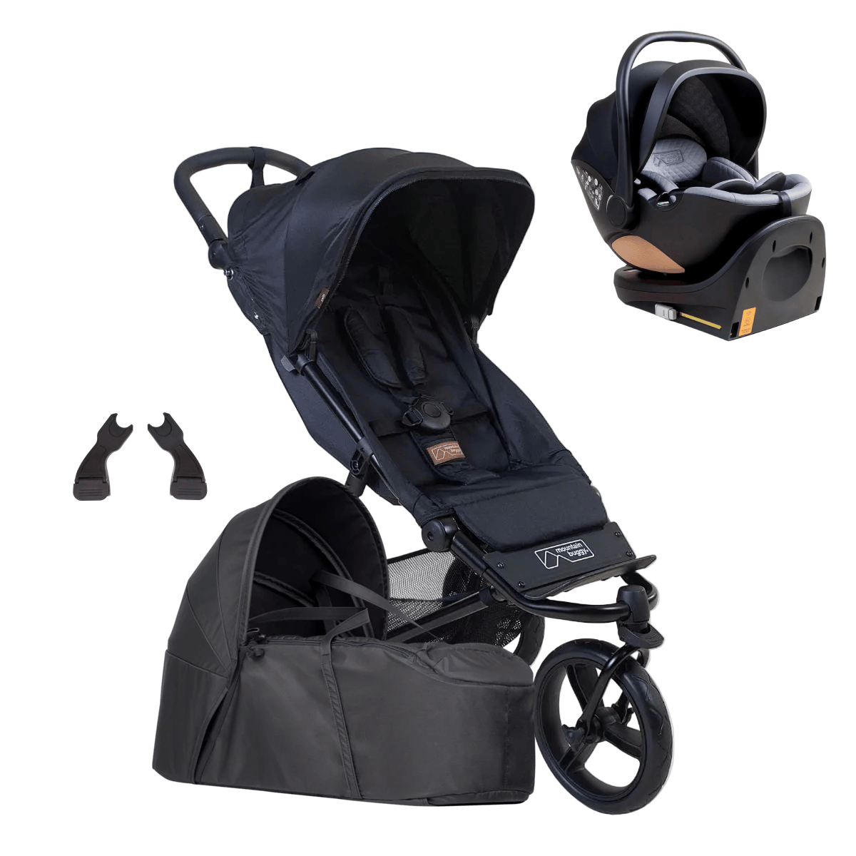 Mountain Buggy Swift (Nest) Travel System - Caviar