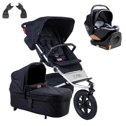 Mountain Buggy Urban Jungle (Nest) Travel System - Caviar