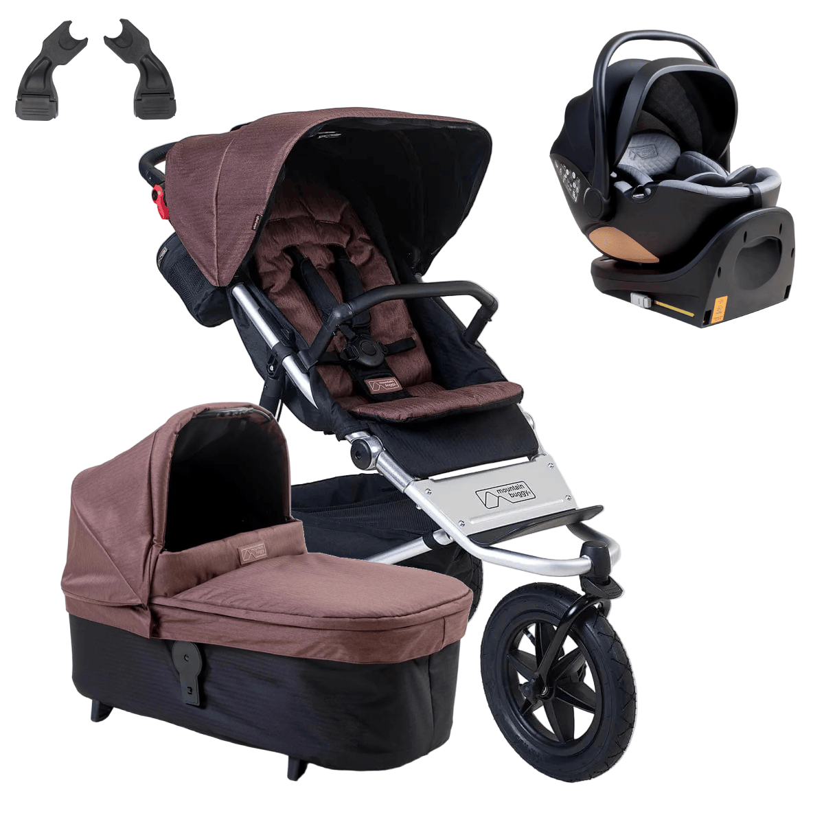 Mountain Buggy Urban Jungle (Nest) Travel System - Mustang
