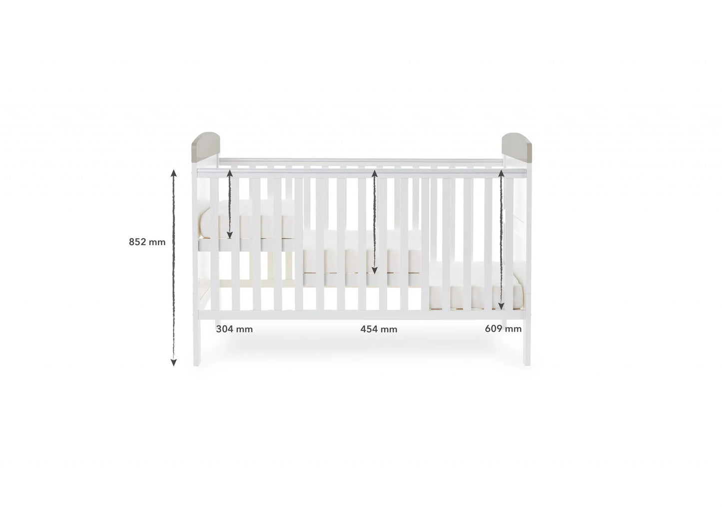 OBaby Grace Inspire Cot Bed - Guess How Much I Love You, Scribble