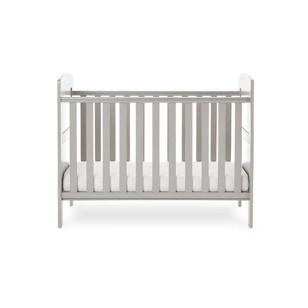 Obaby Grace Mini Cot Bed - Warm Grey
