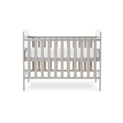 Obaby Grace Mini Cot Bed - Warm Grey