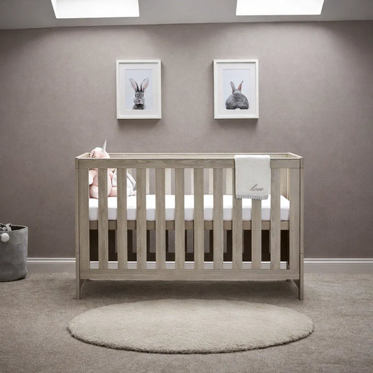 Obaby Nika Cot Bed - Grey Wash