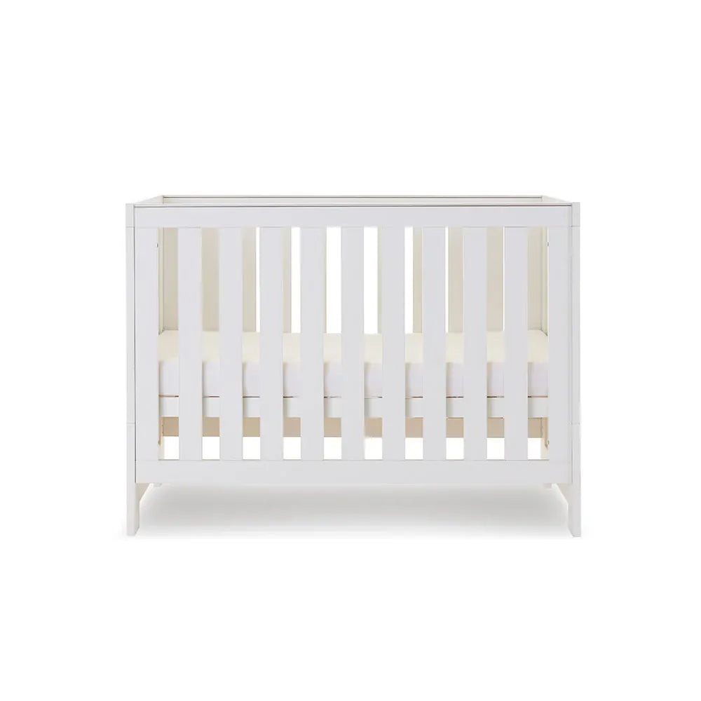 Obaby Nika Cot Bed - White Wash