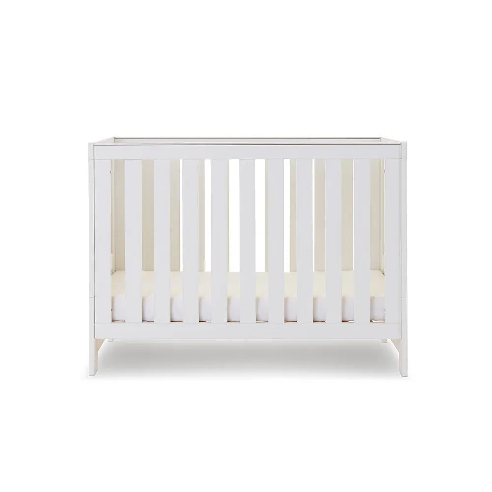 Obaby Nika Cot Bed - White Wash
