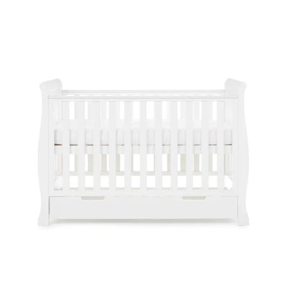 Obaby Stamford Mini Sleigh Cot Bed - White
