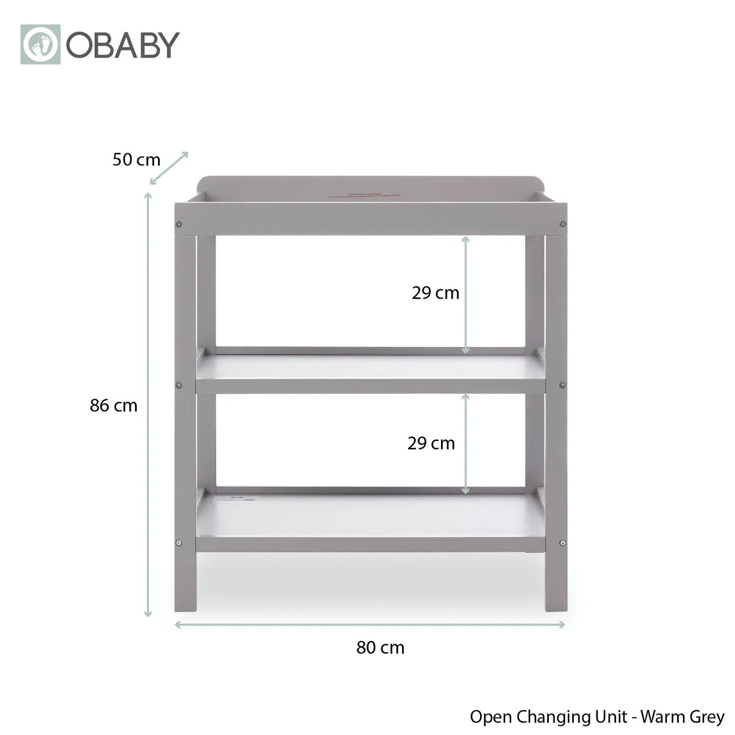 Obaby Grace (2 Piece) Room Set - Warm Grey